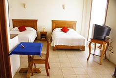 Habitación Estándar Doble Dos Camas Individuales del Hotel Casa del Rio