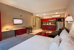 Habitación Estudio Suite Sencilla del Hotel City Express Suites Cabo San Lucas