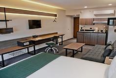 Habitación Suite Estudio Sencilla del Hotel Hotel City Express Suites Puebla FINSA