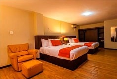 Habitación Habitación Estándar Dos Camas Matrimoniales del Hotel Hotel Comfort Inn San Luis Potosi