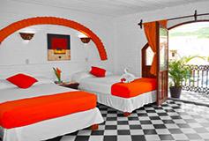 Habitación Estándar Cuádruple con Aire Acondicionado WiFi del Hotel Hacienda de Vallarta Centro