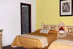 Habitación Estándar 2 camas Matrimoniales del Hotel Hosteria del Frayle