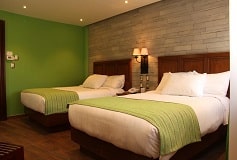 Habitación Estándar Interior Dos Camas Matrimoniales del Hotel Hotel Alameda Centro Histórico