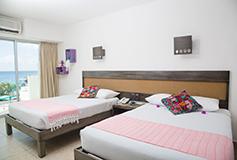 Habitación Vista al Mar del Hotel Hotel B Cozumel