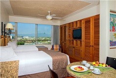 Habitación Estudio Condo Dos Camas del Hotel Hotel Club Regina Puerto Vallarta