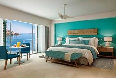 Habitación Deluxe Vista Parcial al Mar Cama King del Hotel Hotel Dreams Acapulco Resort & Spa