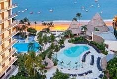 Habitación Junior Suite Vista Frente al Mar Cama King del Hotel Hotel Dreams Acapulco Resort & Spa