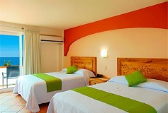 Habitación Estándar Vista al Mar + WiFi Gratis del Hotel Hotel El Pescador Vallarta Centro