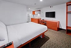 Habitación Suites con Una cama Queen Size del Hotel Hotel Extended Suites Coatzacoalcos Forum