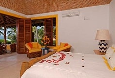 Habitación Junior Suite Frente al Mar del Hotel Hotel Las Alamandas