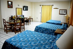 Habitación Habitación Triple con Cocineta del Hotel Hotel Las Fuentes