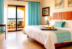 Habitación Habitación De Lujo Cama King Size Vista al Mar del Hotel Hotel Las Villas Spa And Golf Resort By Estrella del Mar