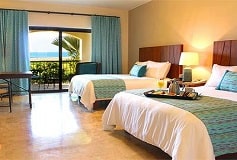 Habitación Habitación De Lujo Dos Camas Queen Vista al Mar del Hotel Hotel Las Villas Spa And Golf Resort By Estrella del Mar