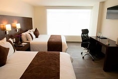 Habitación Estándar Dos Camas Matrimoniales No Reembolsable del Hotel Hotel Misión Express Tampico