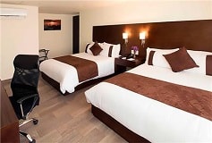 Habitación Estándar Dos Camas Matrimoniales del Hotel Hotel Misión Express Tampico