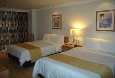 Habitación Estándar Dos Camas Matrimoniales del Hotel Hotel PF
