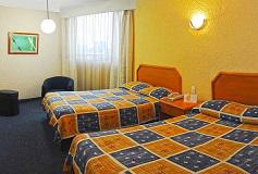 Habitación  Estándar Dos Camas Dobles del Hotel Hotel Valle de México