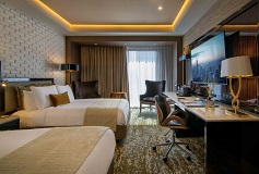 Habitación Premium Dos Matrimoniales del Hotel K Tower Boutique Hotel By Lucerna