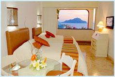 Habitación Junior Suite con Balcón Vista al Mar con Cocineta del Hotel Hotel Luna Palace Mazatlán