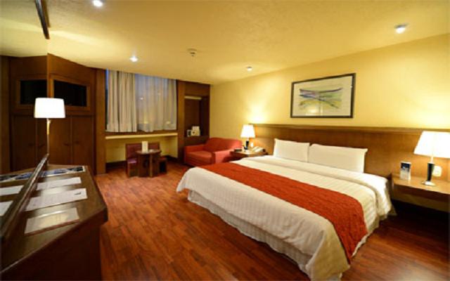 Habitación Estándar Una Cama King No Fumadores del Hotel Hotel Ramada Vía Veneto Ciudad de México Sur