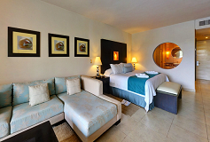 Habitación Suite con Acceso Directo a la Alberca del Hotel Secrets Aura Cozumel