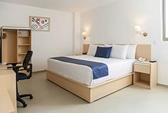 Habitación Sencilla del Hotel Sleep Inn Tuxtla