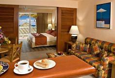 Habitación Junior Suite Vista Tropical del Hotel Sunscape Sabor Cozumel