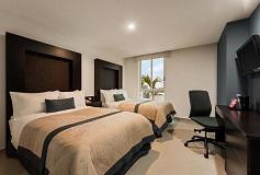 Habitación Estándar Doble del Hotel Wyndham Garden Guadalajara Acueducto