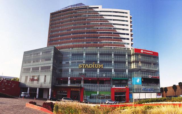 Hotel and Plaza Stadium en León